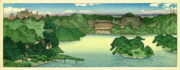 Panoramic view of Iwasaki Family Villa