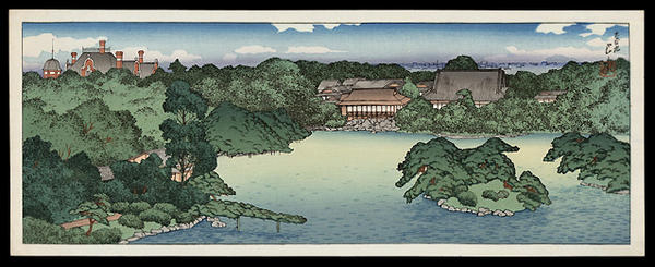 Panoramic view of Iwasaki Family Villa