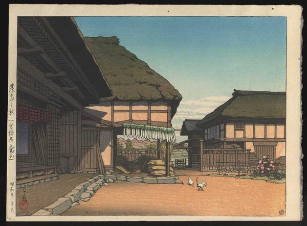 A Farmhouse in Ayashi Miyagi Prefecture in Autumn