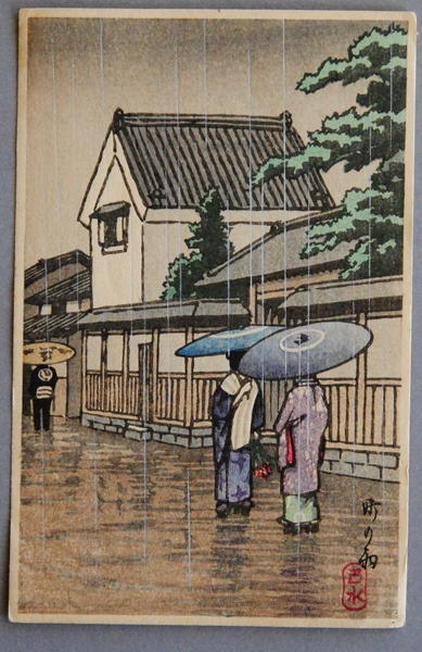 A Town in Rain