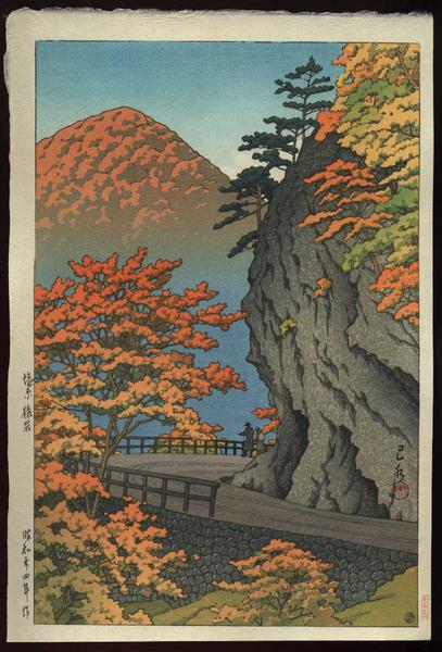Autumn at Saruiwa, Shiobara (Okuirise)
