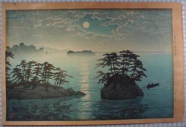 Futago Island - Moonlight At Matsushima