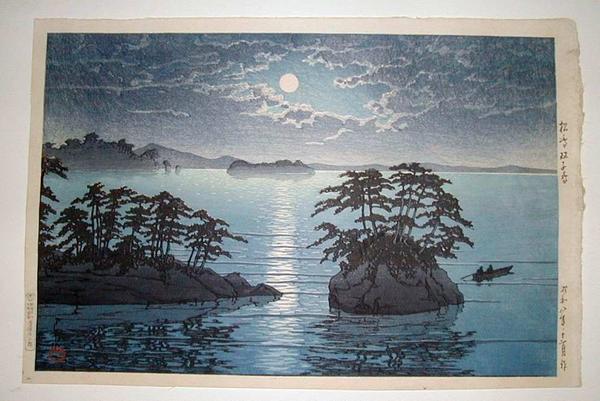 Futago Island - Moonlight At Matsushima