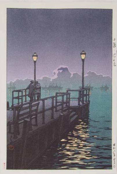 Harbor at Night, Otaru