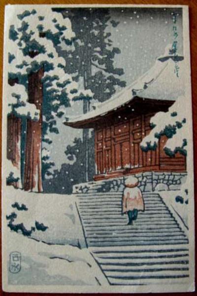 Hiraizumi Konjikido Snow