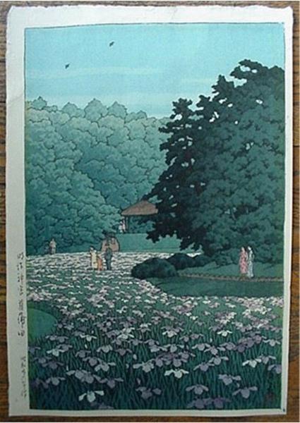 Iris Garden at Meiji Shrine, Tokyo