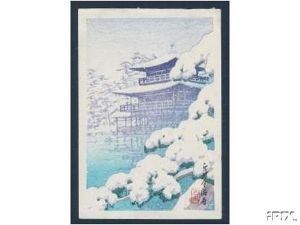 Kinkakuji Temple in Snow