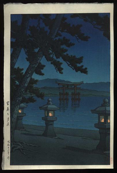 MOONLIGHT NIGHT AT MIYAJIMA