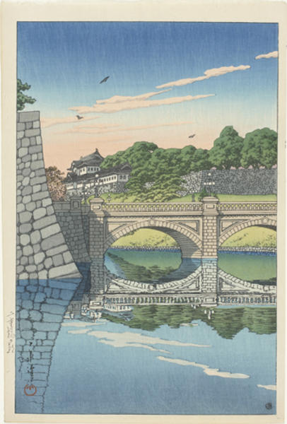 Morning at Nijubashi Bridge