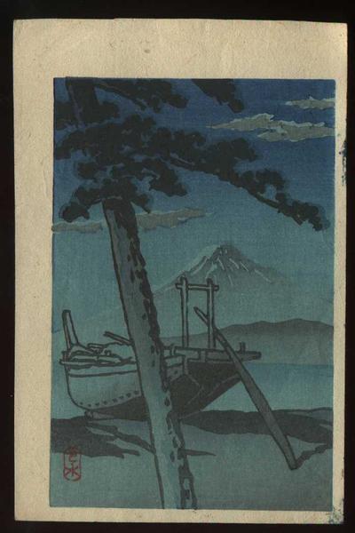 Mt. Fuji in twilight
