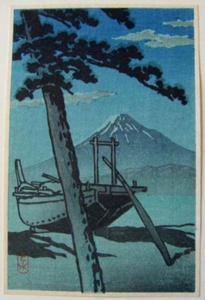 Mt. Fuji in twilight