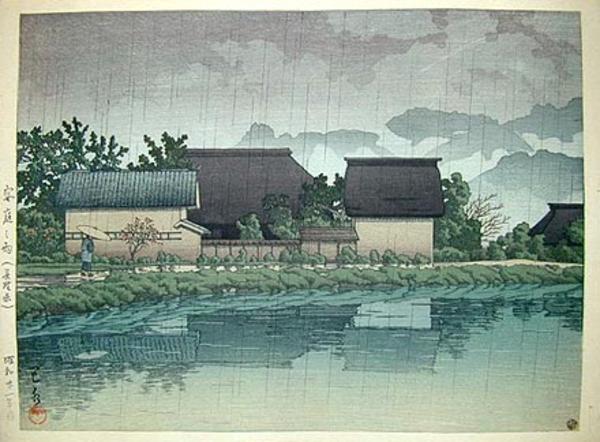 Rain at Yasuniwa, Nagano