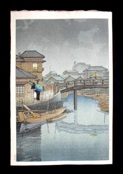 Rainy Season at Ryoshimachi, Shinagawa