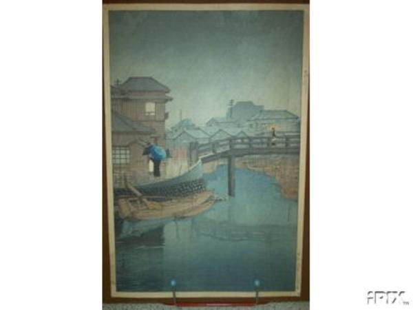 Rainy Season at Ryoshimachi, Shinagawa