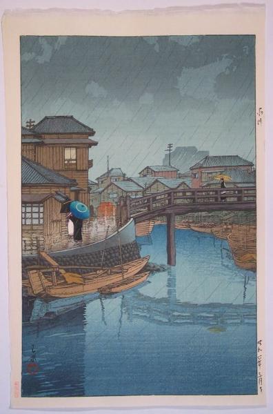 Rainy Season at Ryoshimachi, Shinagawa