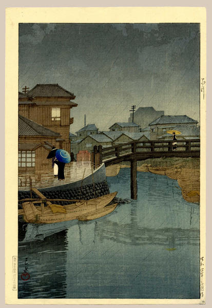Rainy Season at Ryoshimachi, Shinagawa