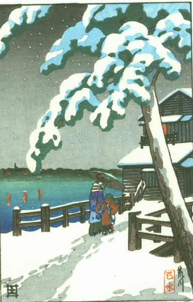 River in snow
