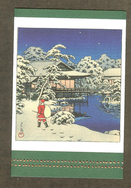 Santa in Snow