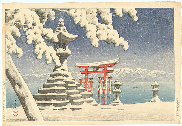 Snow at Itsukushima