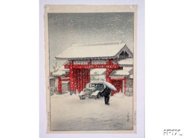 Snow at Shiba Daimon