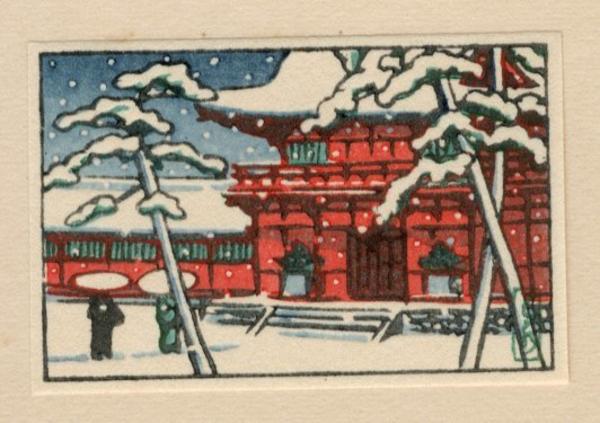 Temple in Snow