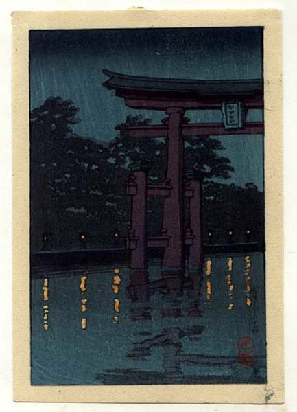 Unknown- Torii at night