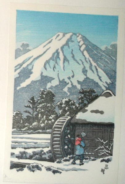 Waterwheel snow