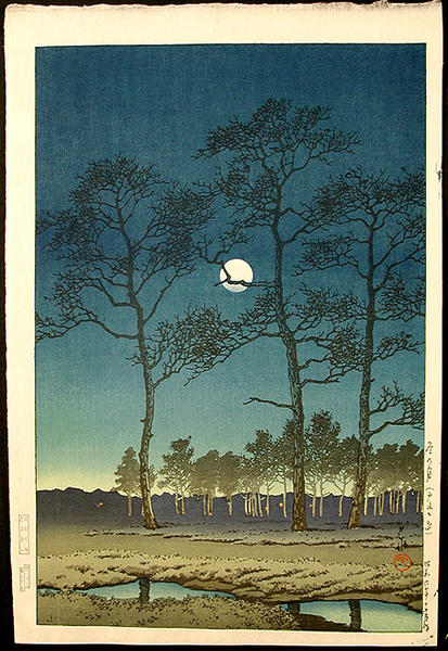 Winter Moon at Toyamagahara