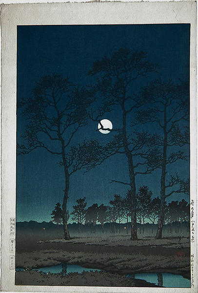 Winter Moon at Toyamagahara