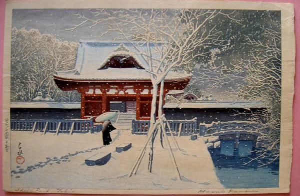 Snow At Shiba Park, Tokyo