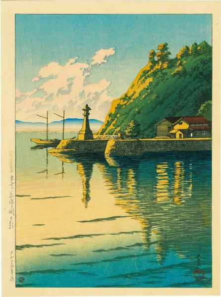 Morning at Mihogaseki, Izumo Province
