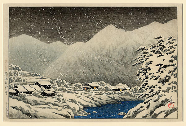 In the Snow, Nakayama-shichiri Road, Hida