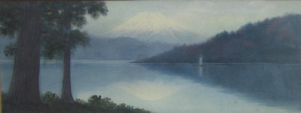 Lake and Mt Fuji
