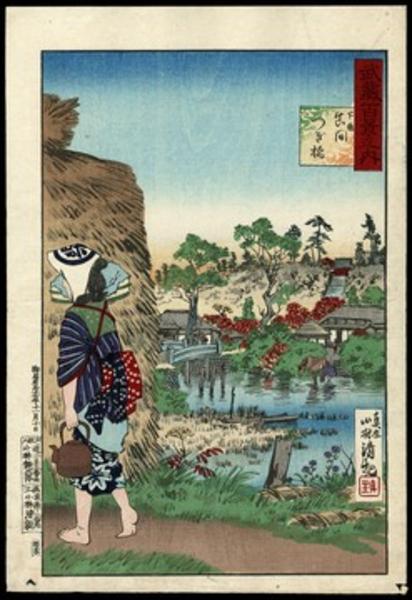 Tsugi Bridge of Mama in Shimousa