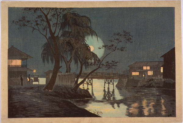 Evening View of Imadobashi Bridge