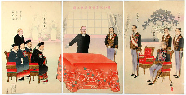 Negotiations with Li-Hung-chang, Chinese peace plenipotentiary