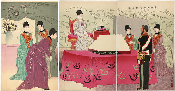 The Empress Visiting the General Staff Headquarters