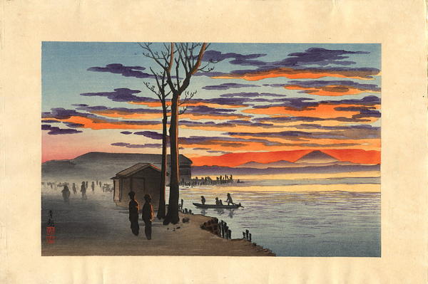 Sunset at the Mukojima Hyappon-Kui