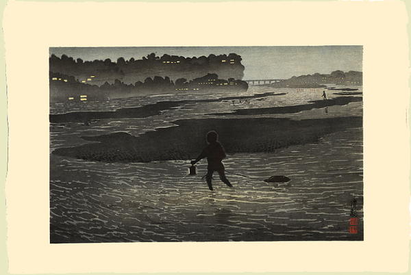 Night fishing at Kanazawa in Kaga Province