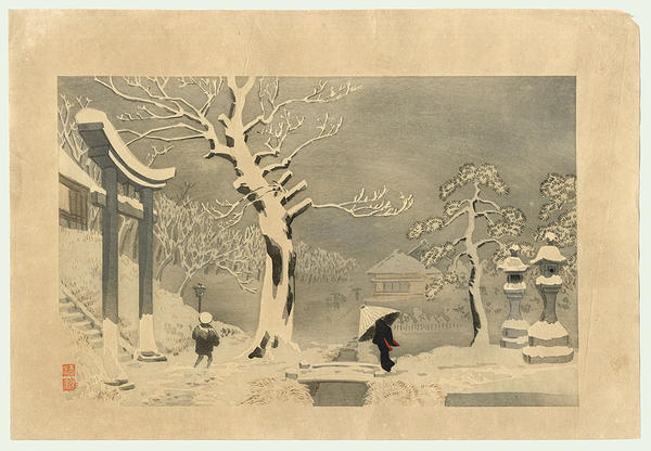 Snowy Evening in the Environs of Mukojima