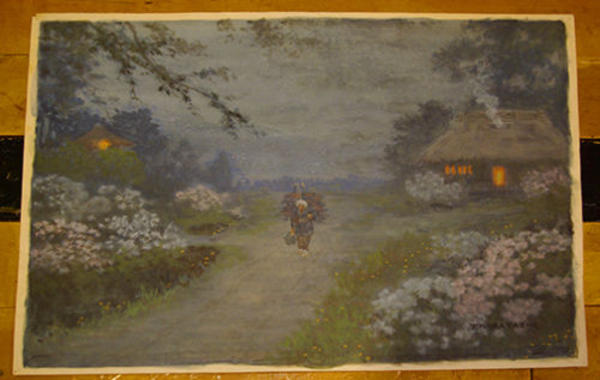 Farmhouse Flowers in the Evening