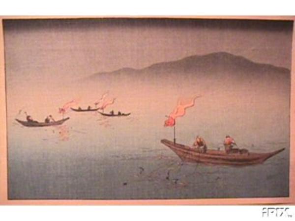 Ukai, cormerant fishing