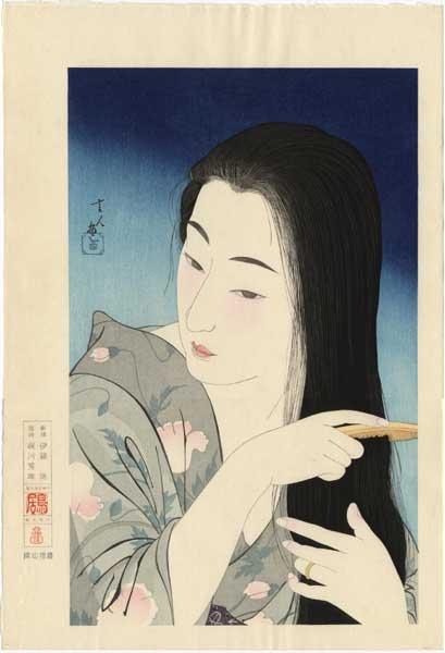 Combing the Hair (Kamisuki)