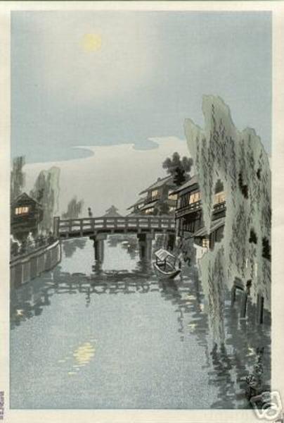 City View of Bridge and Willows