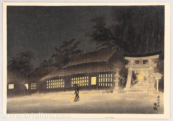Night Rain in Kyoto