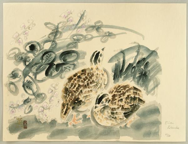Quails and Bush Clover
