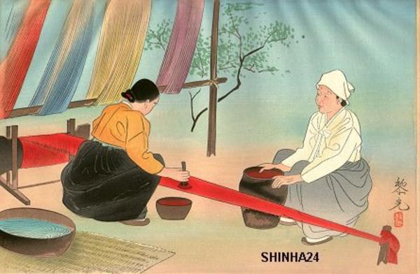 Unknown- dyeing cloth