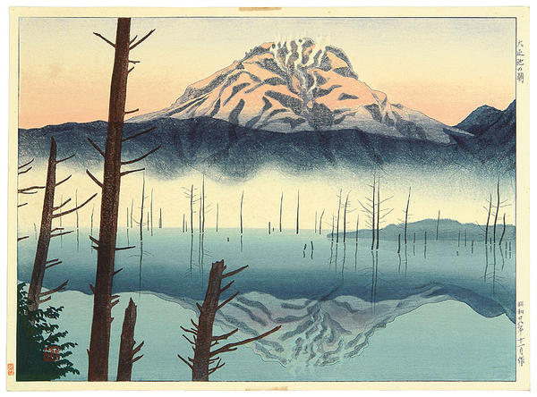Lake Taisho in the Morning