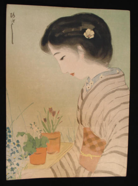 Bijin Viewing Flowers