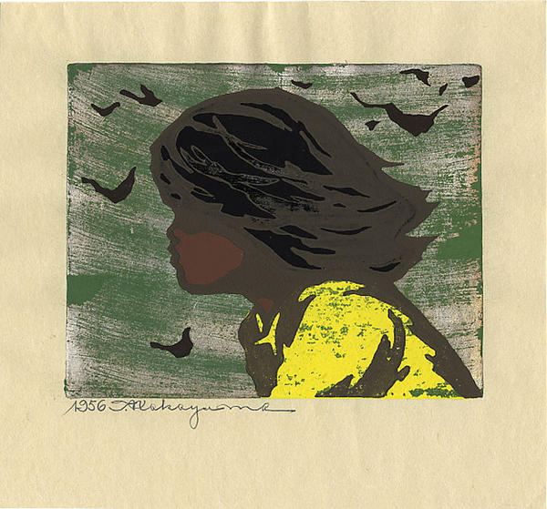 Unknown, child in wind